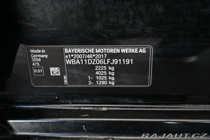 BMW 3 2,0 320d 140kW STEPTRONIC 2020