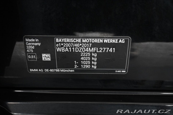 BMW 3 2,0 320d 140 kW AT8 Záruk 2021