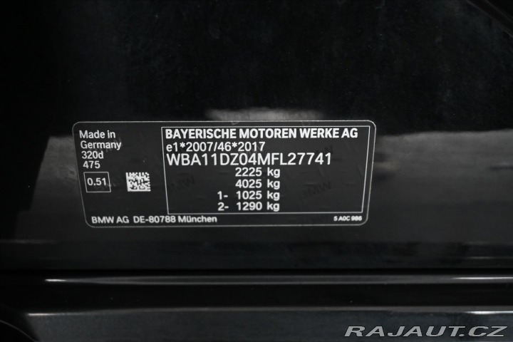 BMW 3 2,0 320d 140 kW AT8 Záruk 2021