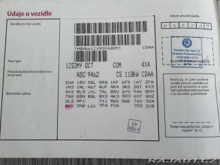 Škoda Octavia 4X4 1,8 118 KW KOLA STK 2009