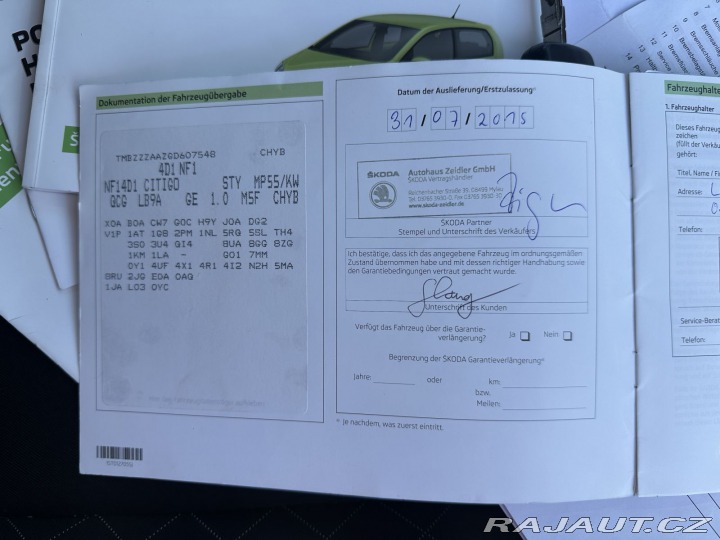 Škoda Citigo REZERVOVÁNO 1,0MPI 55kW S 2015