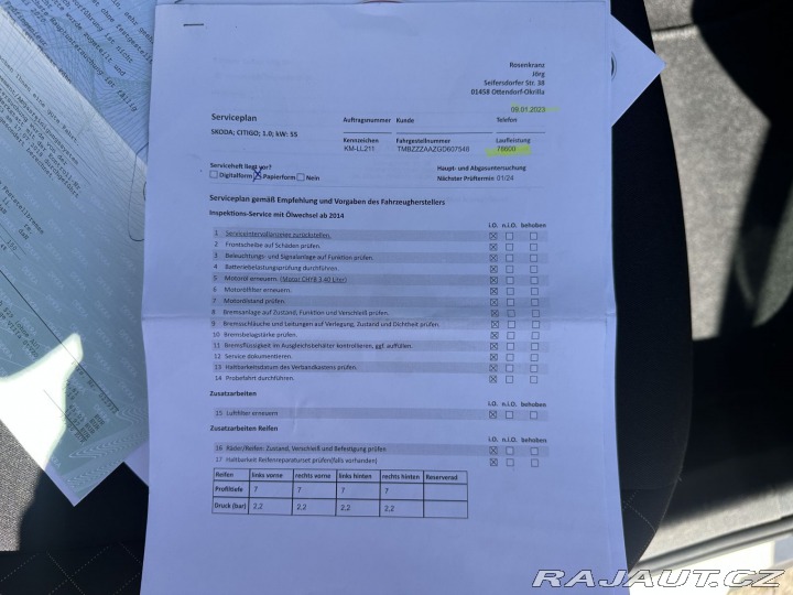 Škoda Citigo REZERVOVÁNO 1,0MPI 55kW S 2015