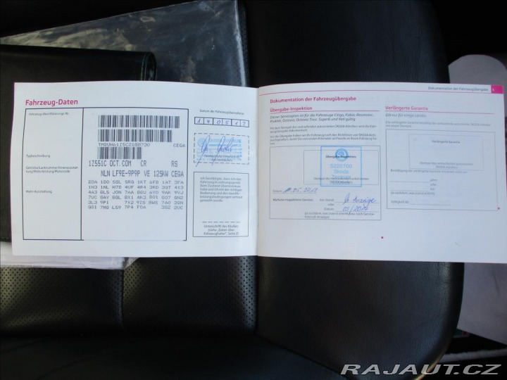 Škoda Octavia 2,0 TDi RS 125kw DSG 2maj 2012