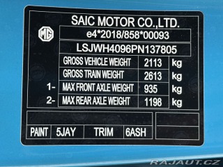 MG MG4 64kWh 150kW ELEGANCE ZÁRU 2023