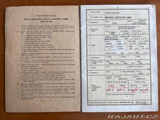 Škoda Octavia Prodám 985 1800