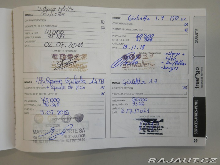 Alfa Romeo Giulietta 1,4 TB REZERVACE 2017