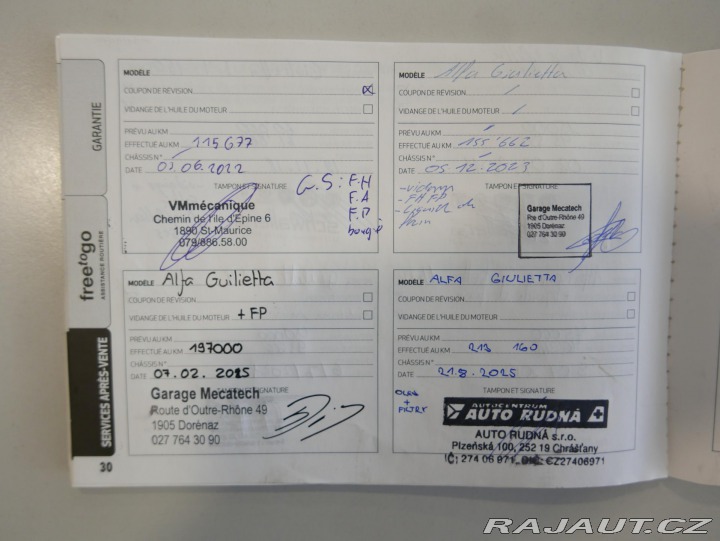 Alfa Romeo Giulietta 1,4 TB REZERVACE 2017