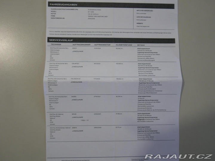 Jaguar XF 3,0 V6 AWD REZERVACE 2016