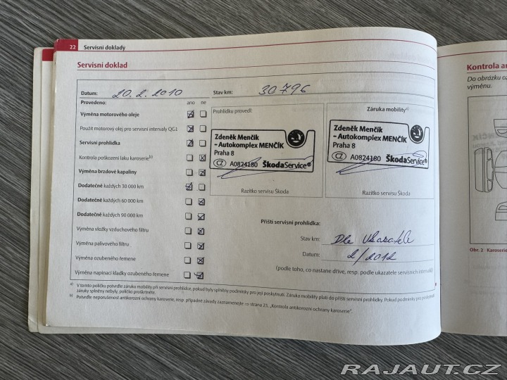 Škoda Octavia SPORT 1,9 TDI 74 KW ČR 2009