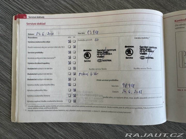 Škoda Octavia SPORT 1,9 TDI 74 KW ČR 2009