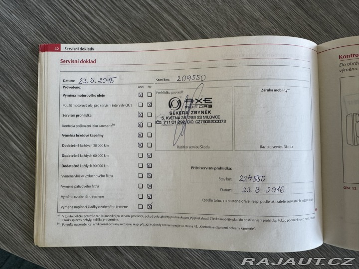 Škoda Octavia SPORT 1,9 TDI 74 KW ČR 2009
