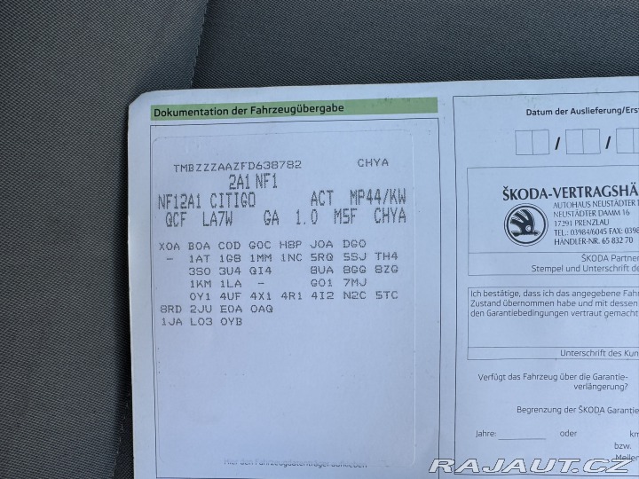 Škoda Citigo 1,0 MPI 44 KW 1. MAJ SŠA 2015