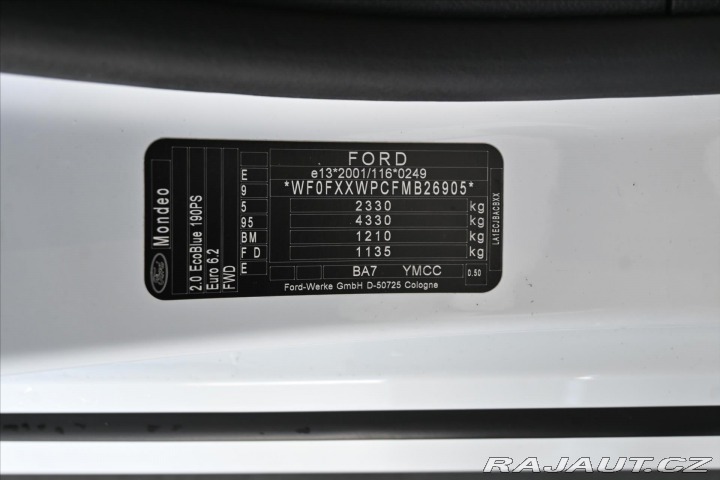 Ford Mondeo 2,0 EcoBlue 140kW AT8 ST- 2021