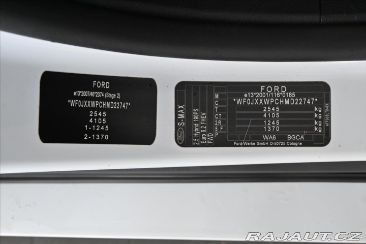 Ford S-MAX 2,5 Hybrid 140kW 7míst AT 2022