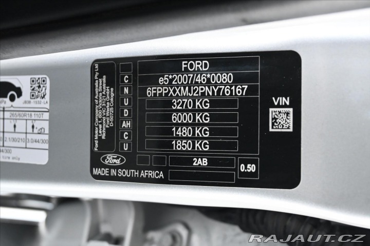 Ford Ranger 2,0 EcoBlue 156 kW Double 2022