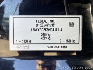 Tesla Model Y LR AWD R20*AMD*Záruka 2022