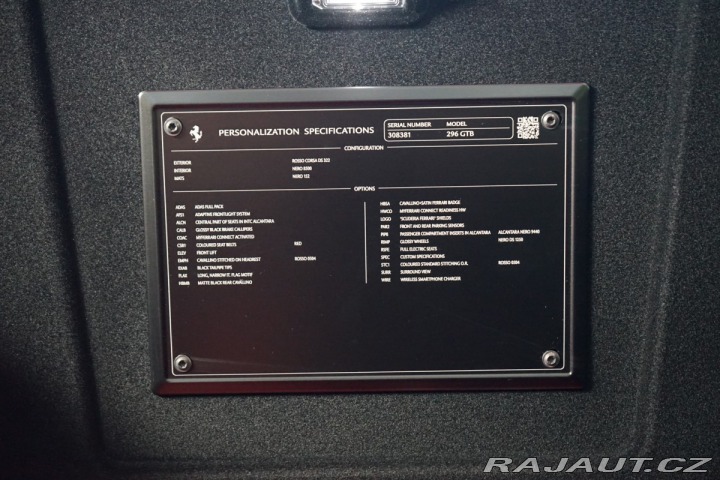 Ferrari 296 GTB ACC*360*ADAS*LIFT*ZÁR 2024
