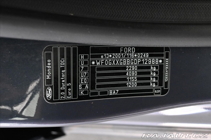 Ford Mondeo 2,0 TDCi 103kW XENON NAVI 2013