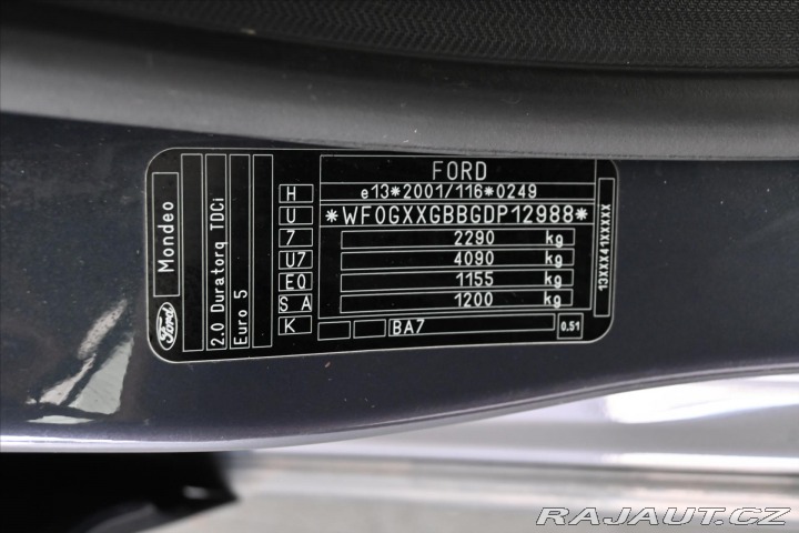 Ford Mondeo 2,0 TDCi 103kW XENON NAVI 2013