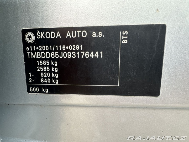Škoda Fabia 1,6 77KW ELEGANCE 1.MAJIT 2009
