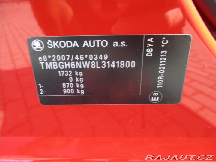 Škoda Kamiq 1,0 G-TEC CNG 66kw Ambien 2020