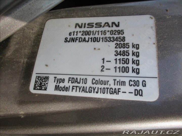 Nissan Qashqai 2,0 DCi 110kw vada výkonu 2010