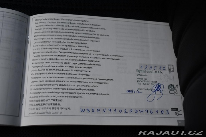 BMW M5 4.4 V8 NVISION HUD REZERV 2012