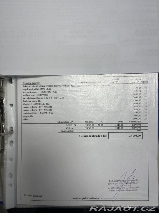 BMW M5 4.4 V8 NVISION HUD REZERV 2012