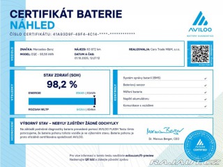 Mercedes-Benz EQE 43 AMG 98%SoH 2022