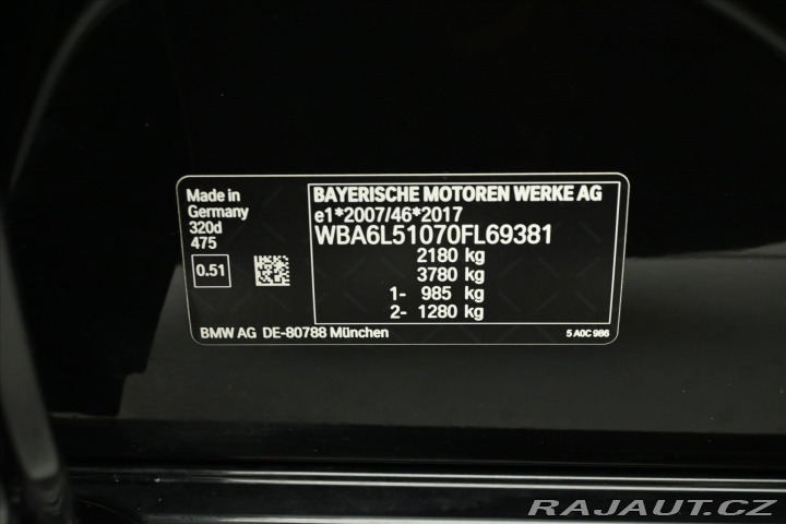 BMW 3 2,0 320d 140kW M6 Záruka 2021