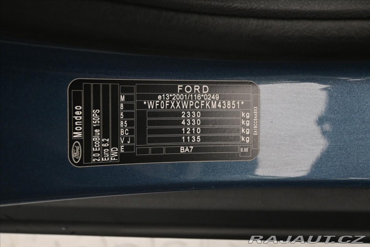 Ford Mondeo 2,0 TDCI 110 kW AT8 Titan 2020