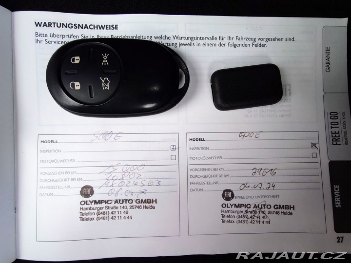 Fiat 500e Icon 87kW SOH 92,2% (ODPO 2021