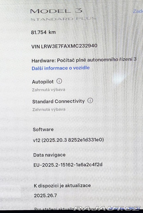 Tesla Model 3 Standard Plus SOH 91,4% ( 2021