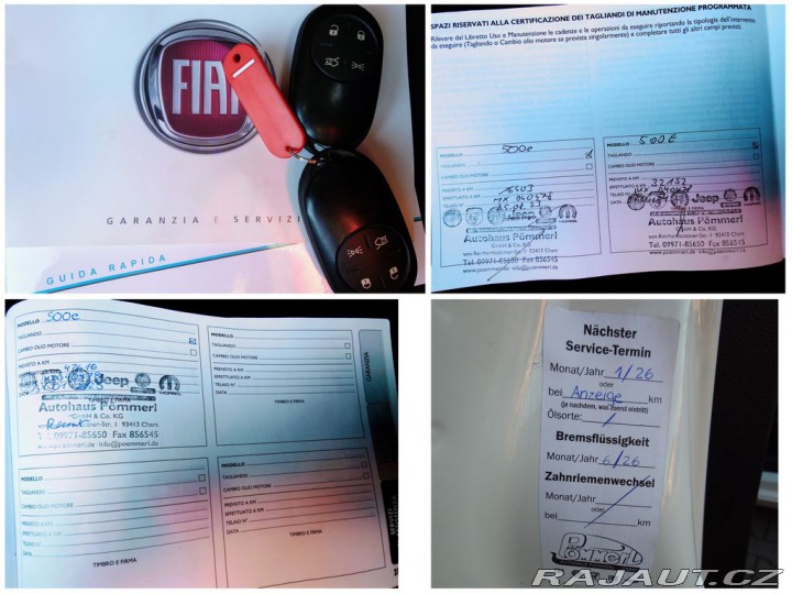 Fiat 500e 3+1 42 kWh 87kW SOH 93 PR 2021