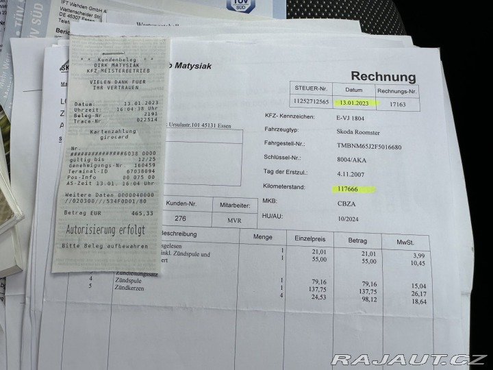 Škoda Roomster REZERVOVÁNO, 1,2TSI 63kW 2014