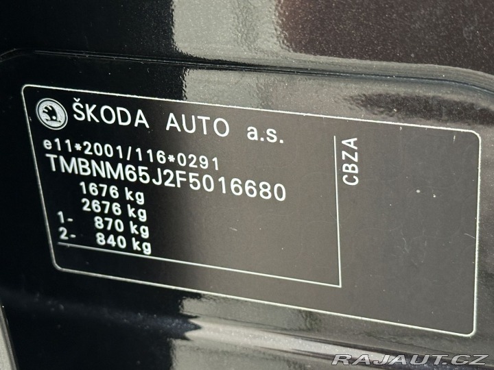 Škoda Roomster REZERVOVÁNO, 1,2TSI 63kW 2014