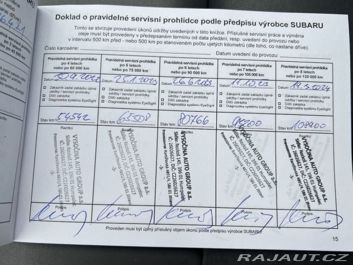 Subaru Outback 2,5i 124kW FIELD Nové ČR 2021
