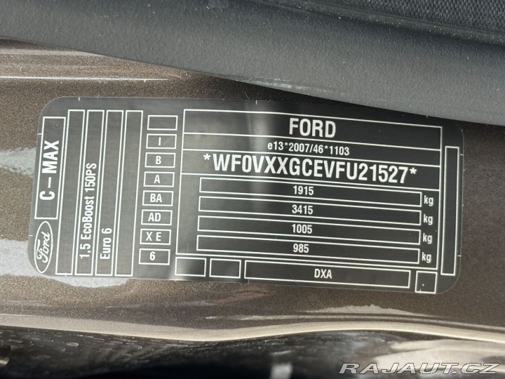 Ford C-MAX 1,5 16V 110kW TITANIUM 1. 2015