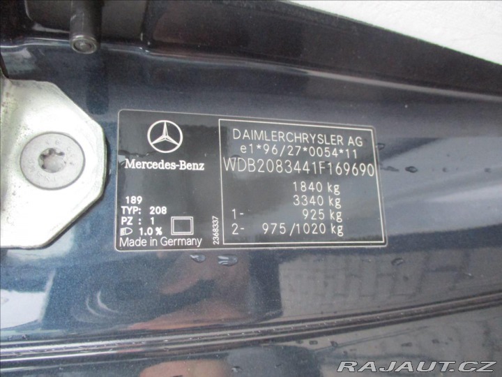 Mercedes-Benz CLK 2,0 i 150kw Kompressor Au 2000
