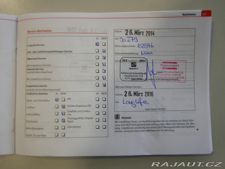 Seat Leon 2,0 FR TDI REZERVACE 2012