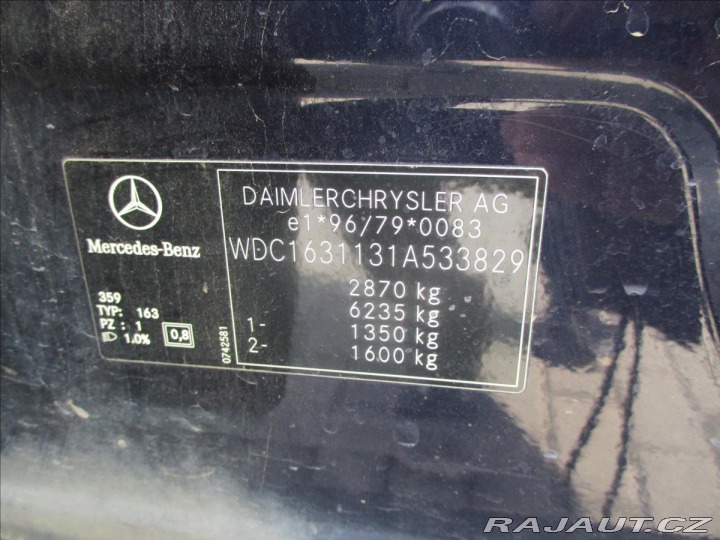 Mercedes-Benz M 2,7 CDi 120kw Final Editi 2006