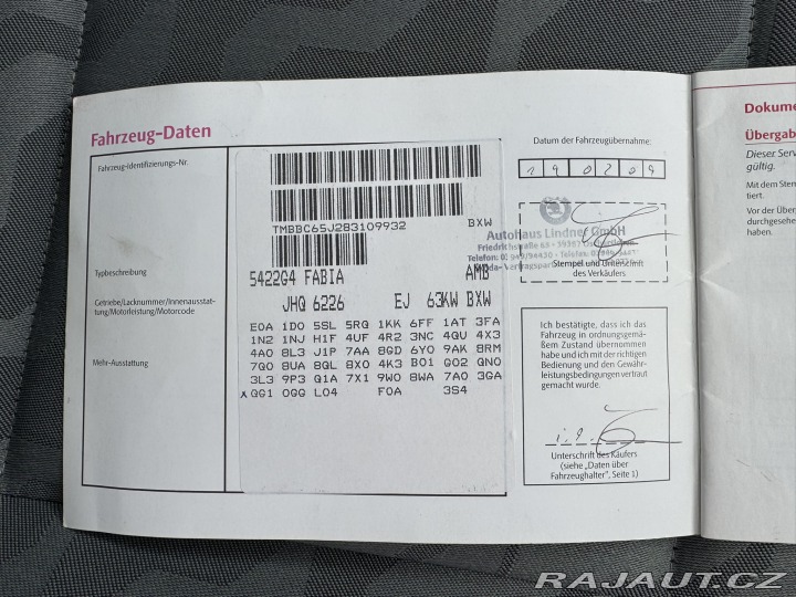 Škoda Fabia 1,4 16V 63 KW STK SK 2008