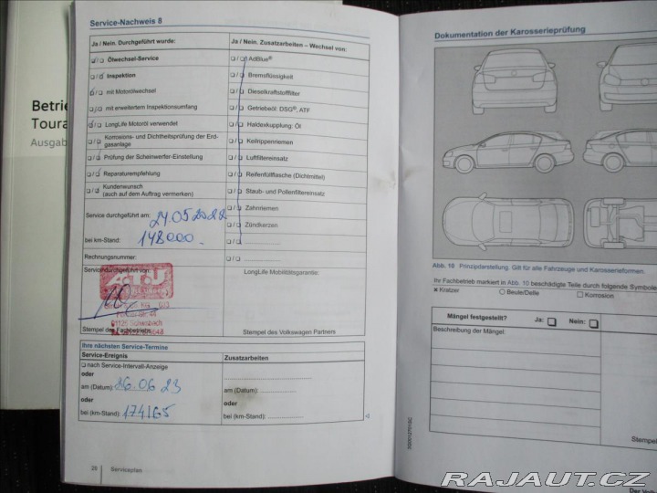 Volkswagen Touran 1,6 TDi 81kw 7sedadel Rad 2015