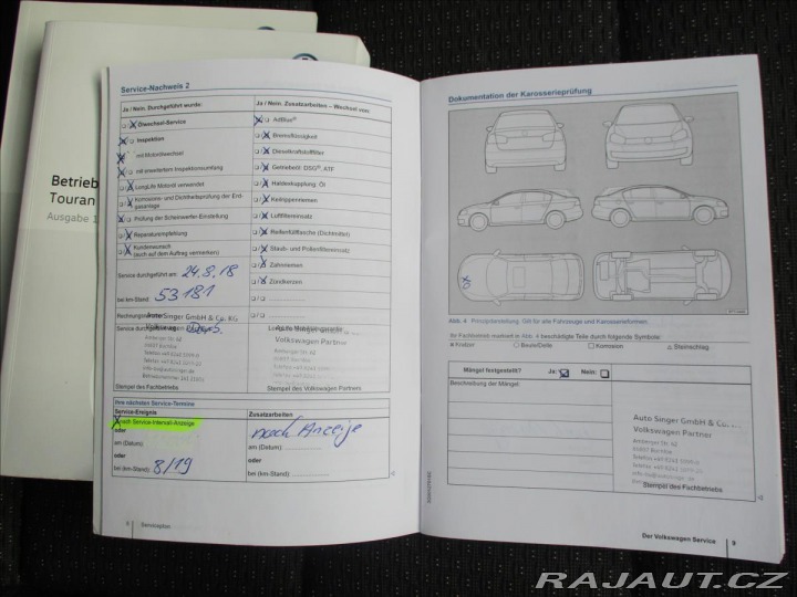 Volkswagen Touran 1,6 TDi 81kw 7sedadel Rad 2015