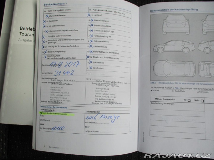 Volkswagen Touran 1,6 TDi 81kw 7sedadel Rad 2015