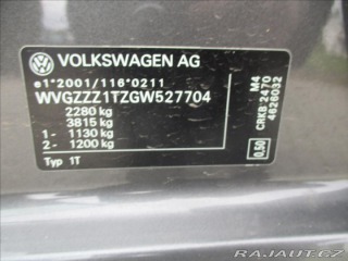 Volkswagen Touran 1,6 TDi 81kw 7sedadel Rad 2015