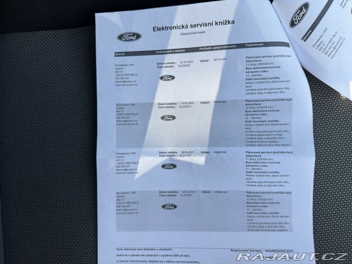 Ford Focus 1,4 59 KW KM 1.MAJ 2010
