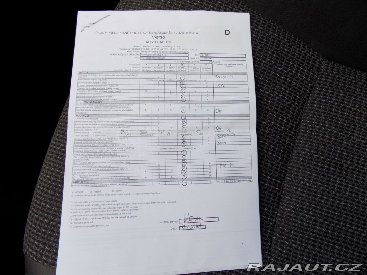 Toyota Verso 2.0 D-4D/1.Maj.ČR/keyless 2013