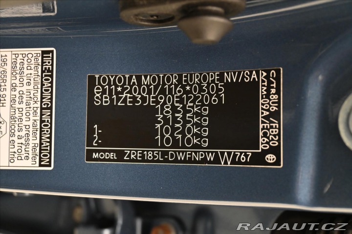 Toyota Auris 1,6 Valvematic 97kW KAMER 2019
