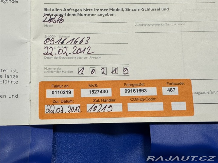 Fiat Dobló 1,6 MJT 105PS Emotion Pa 2012